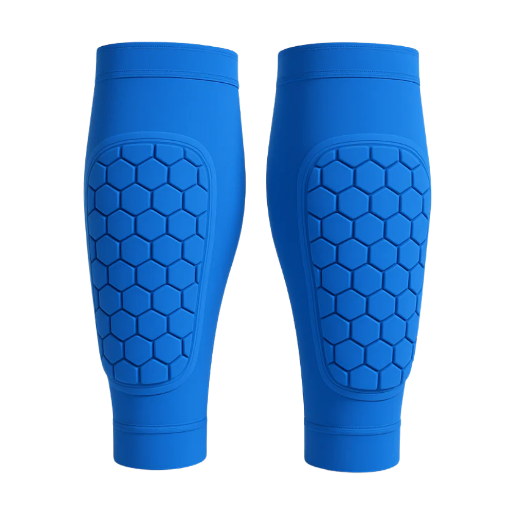 Shin Compression Guard Sleeve -Blue - Ozerty