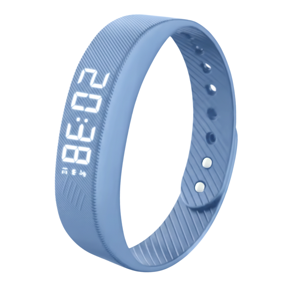 Silent Wake Up Alarm Wristband -Light Blue - Ozerty
