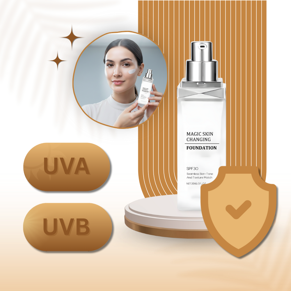 SPF 30 Color Changing Foundation - Ozerty