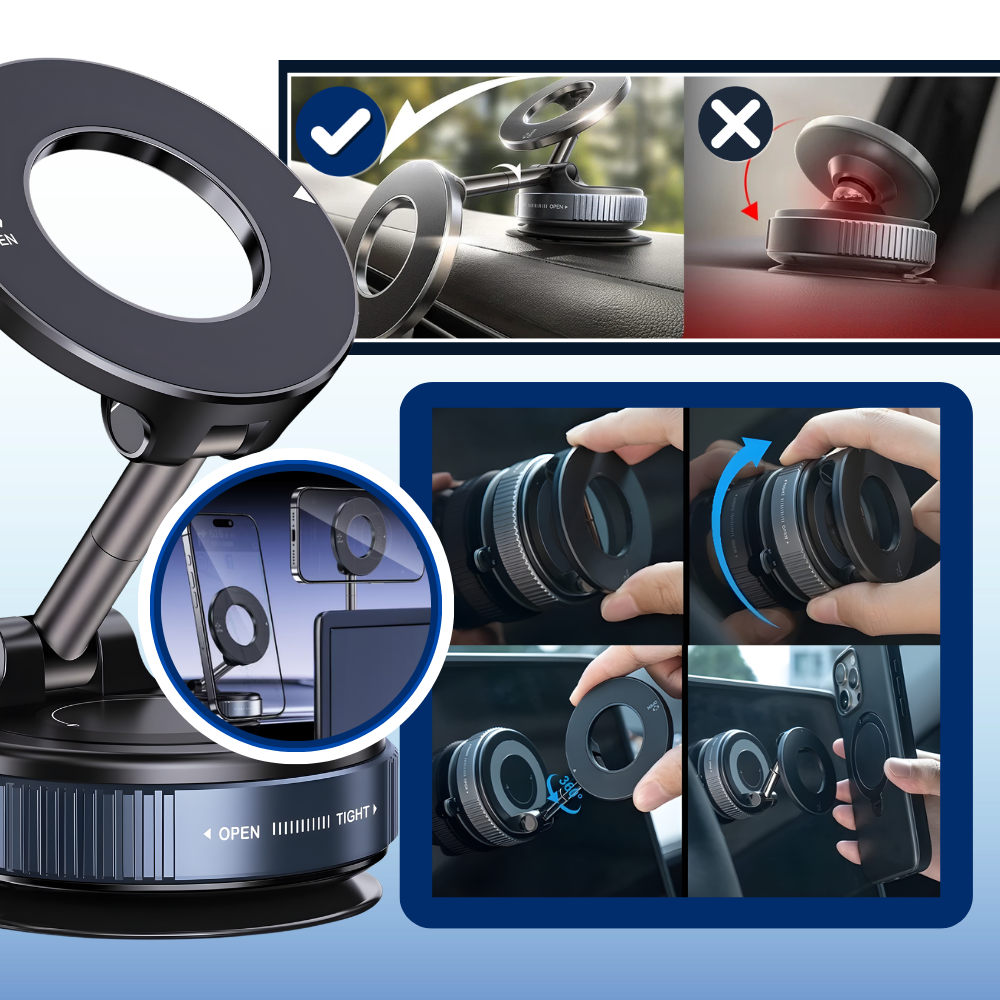 Sturdy Reliable Magnetic Phone Mount - Ozerty