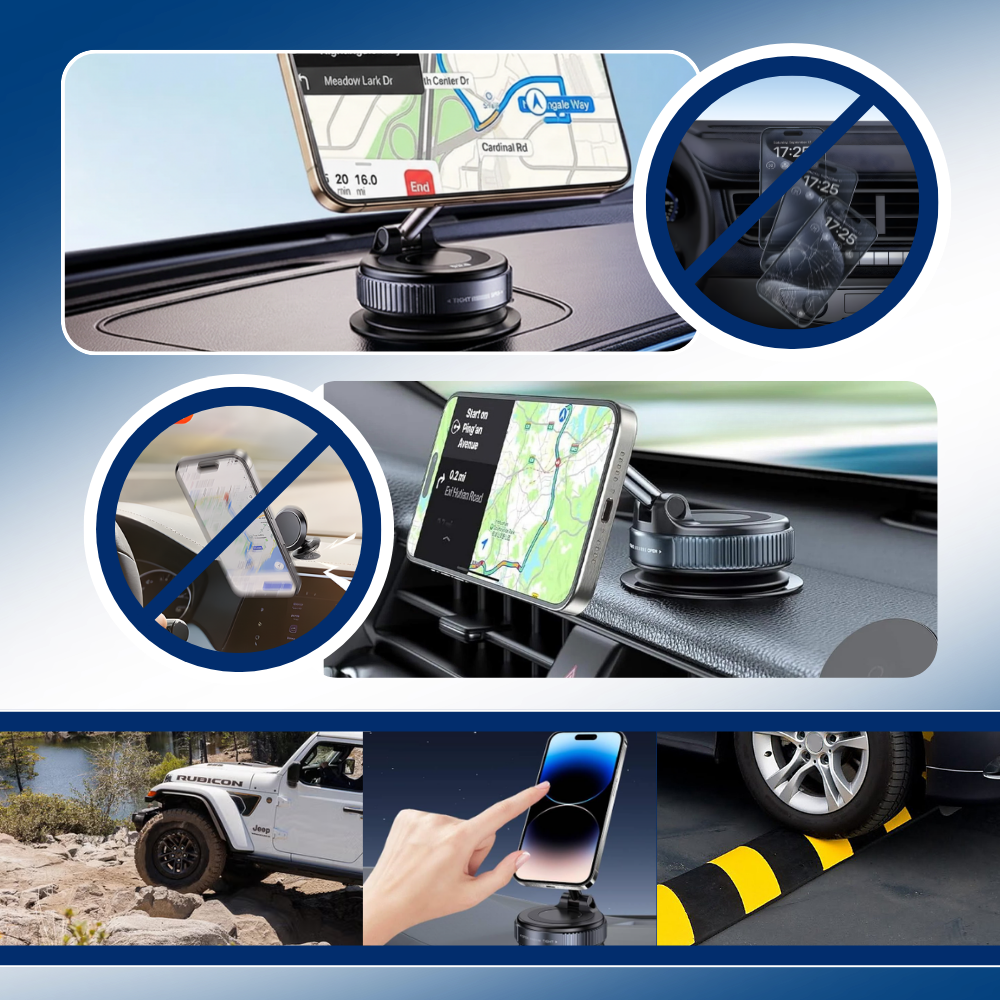 Sturdy Reliable Magnetic Phone Mount - Ozerty