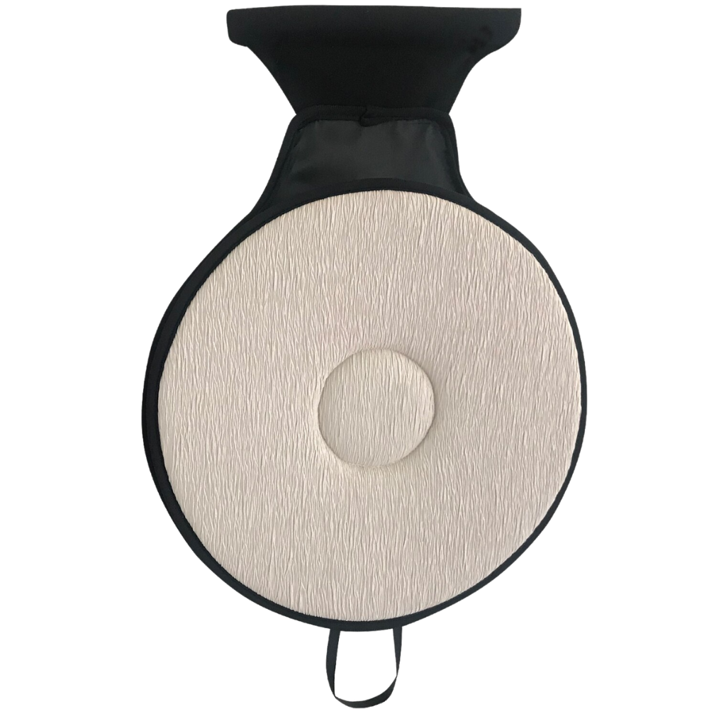 Swivel Memory Foam Car Seat -Beige - Ozerty