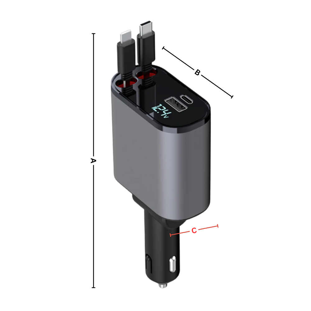 Telescopic Car Charging Station - Ozerty