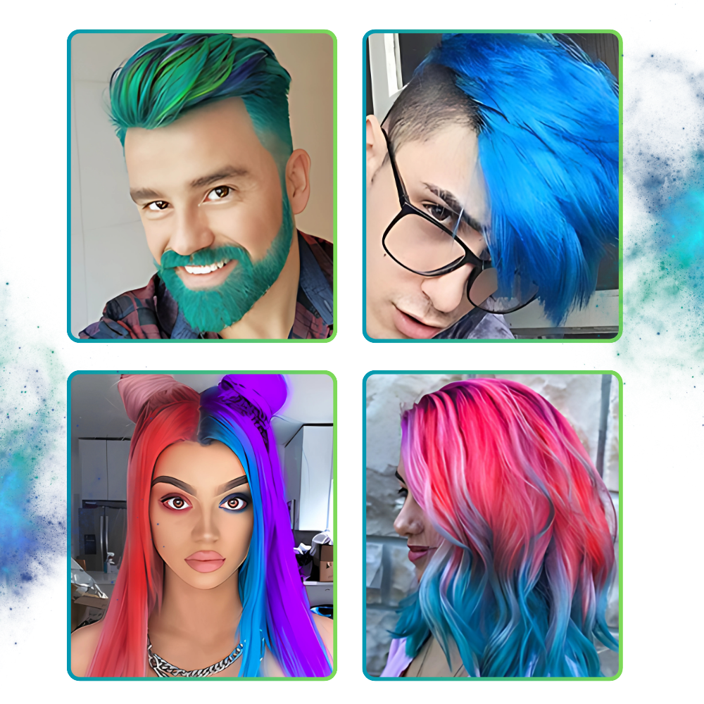 Temporary Vibrant Hair Wax Coloring - Ozerty