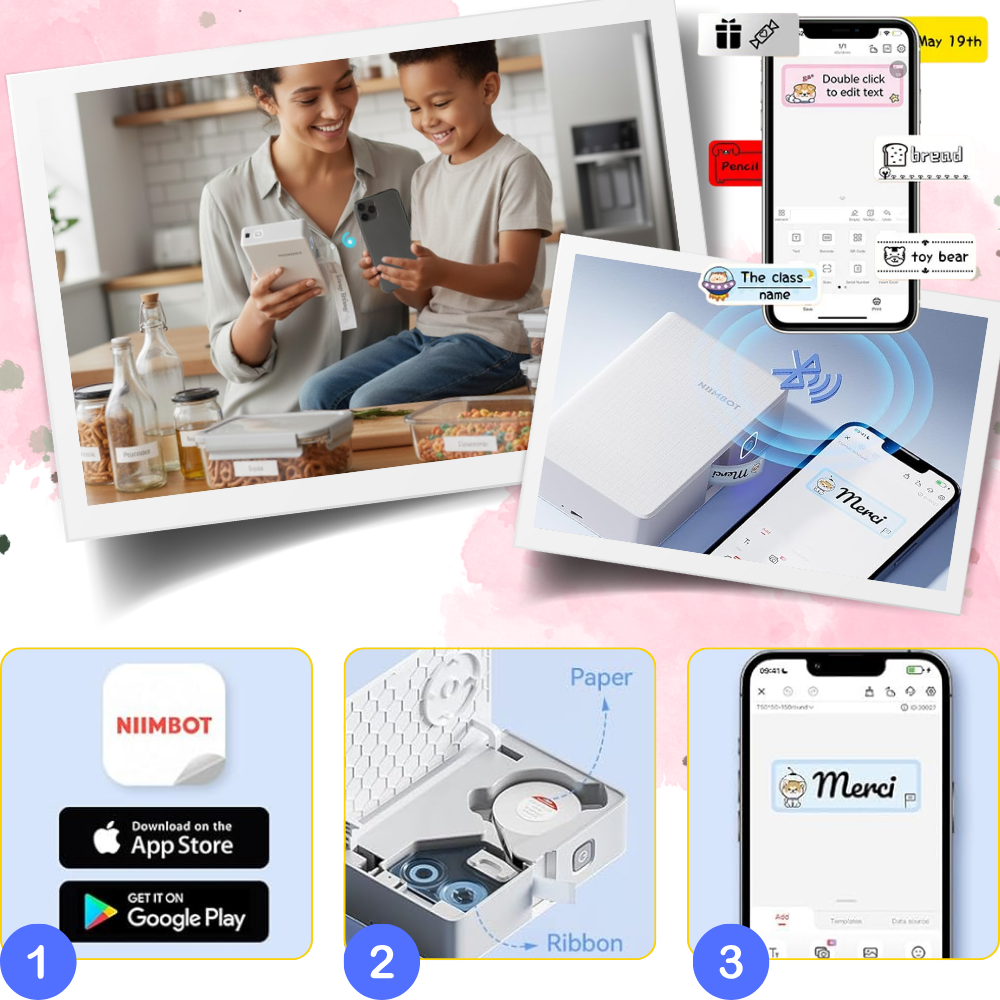 Thermal Portable Label Printer - Ozerty