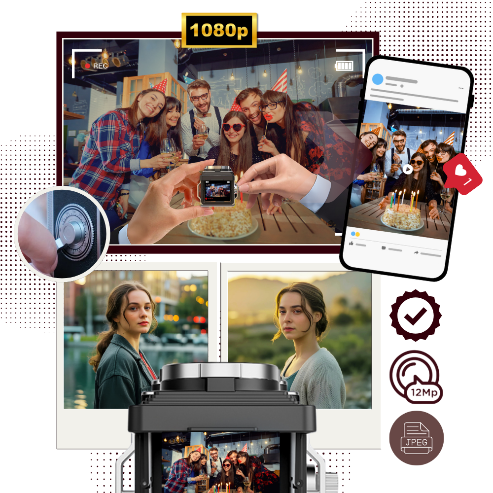 Timeless Click TLR Camera - Ozerty