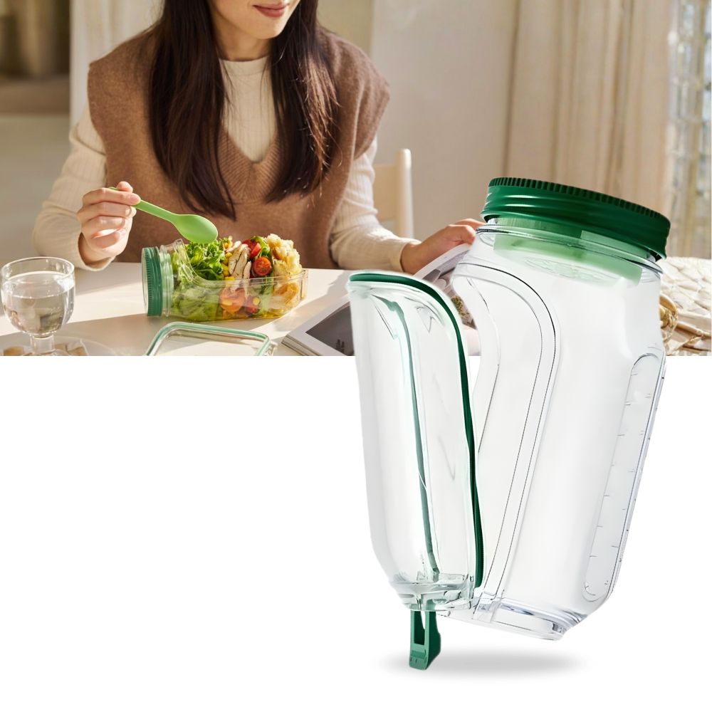 Transparent Meal Prep Jar - Ozerty