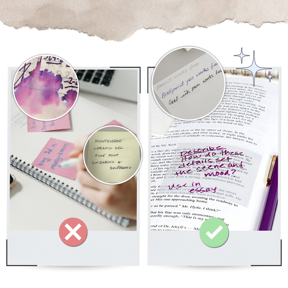 Transparent Waterproof Stickies  - Ozerty