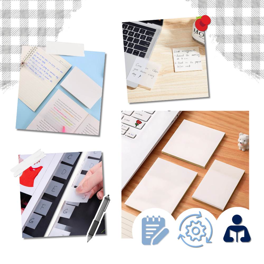 Transparent Waterproof Stickies  - Ozerty