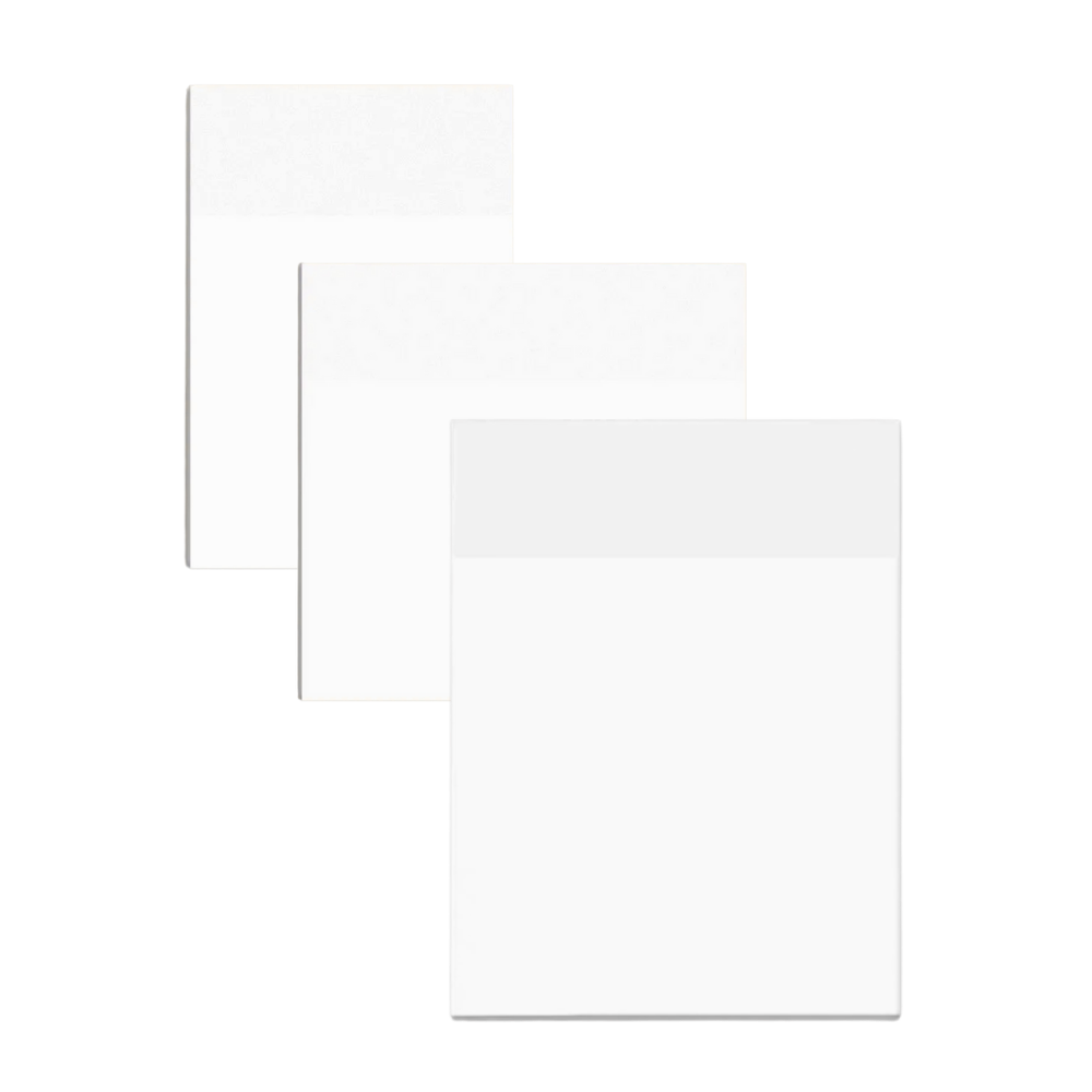 Transparent Waterproof Stickies  -Small + Medium + Large - Ozerty