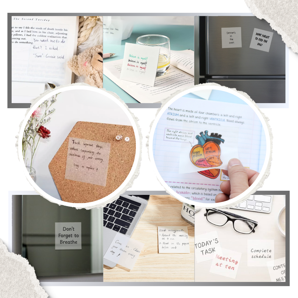 Transparent Waterproof Stickies  - Ozerty