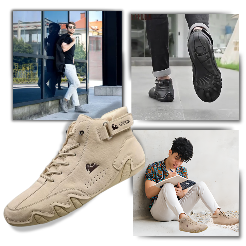 Ultra-Comfortable suede sneakers - Ozerty