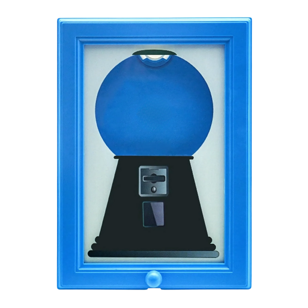Wall-Mounted Candy Frame Dispenser -Blue - Ozerty