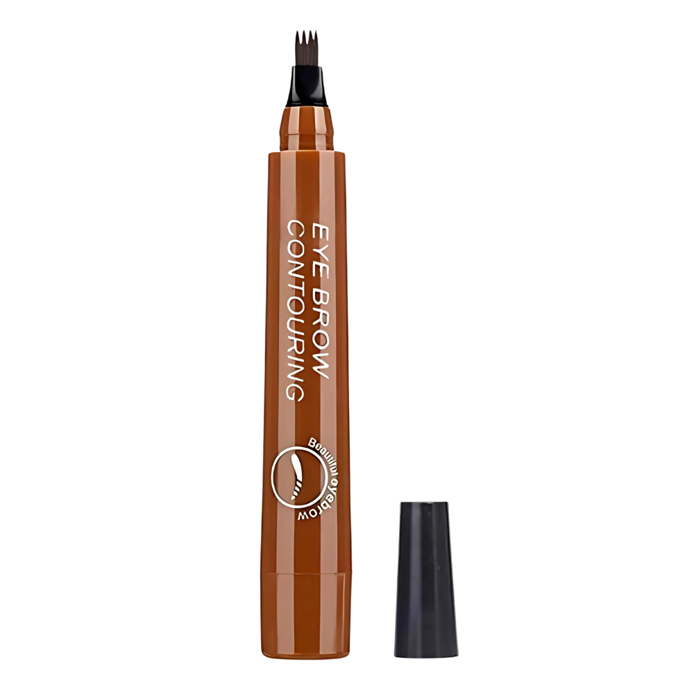 Waterproof Liquid Formula Eyebrow Pen -Light Brown - Ozerty