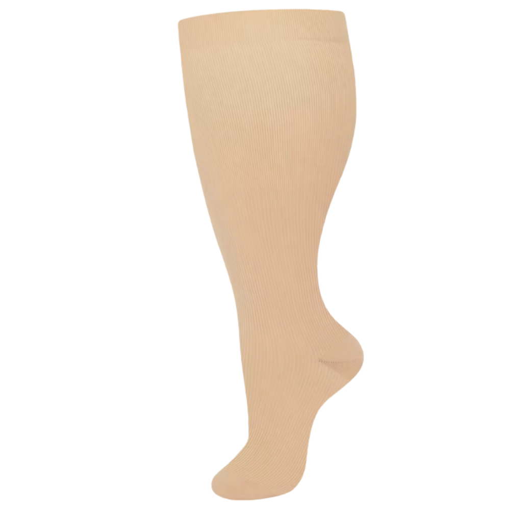 Wide Breathable Compression Sock -Khaki - Ozerty