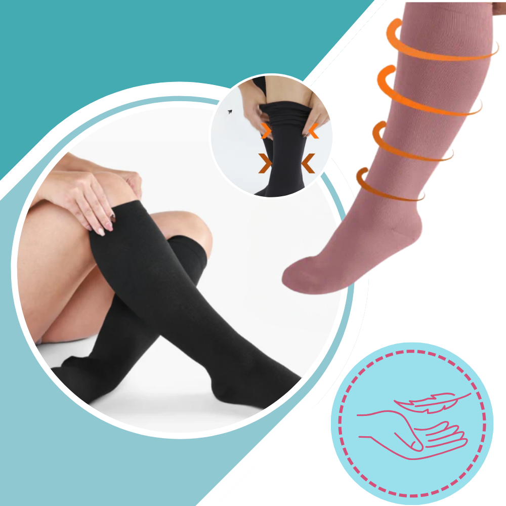 Wide Breathable Compression Sock - Ozerty