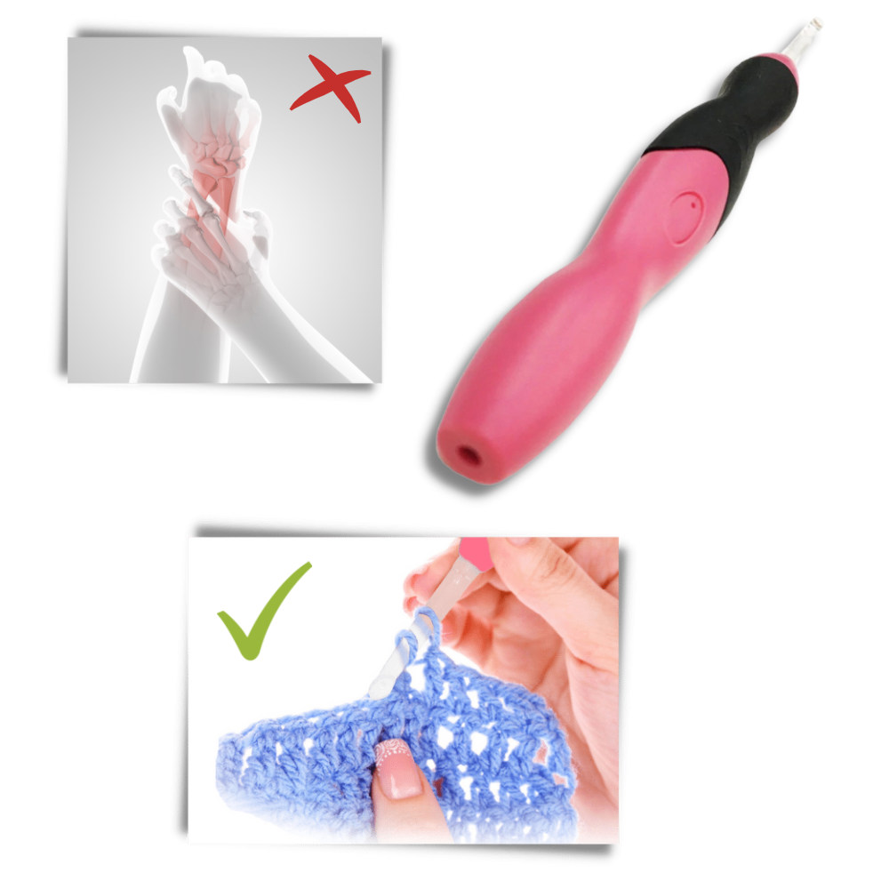 Set of Ergonomic LED Crochet Hooks