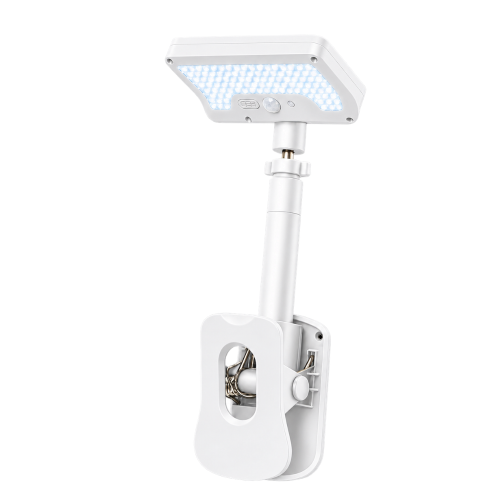 Instantly Secure Clip On Solar Light -White - Ozerty