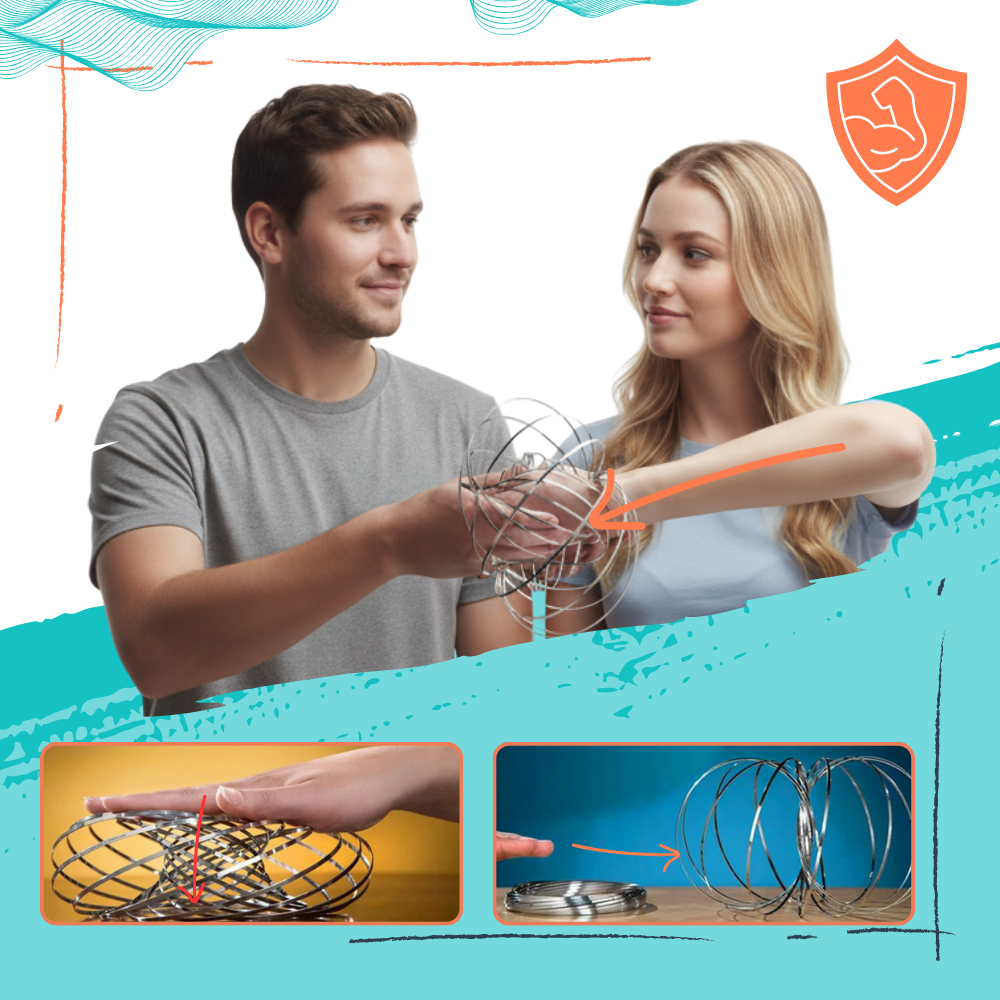 3D Stainless Arm Slinky  - Ozerty