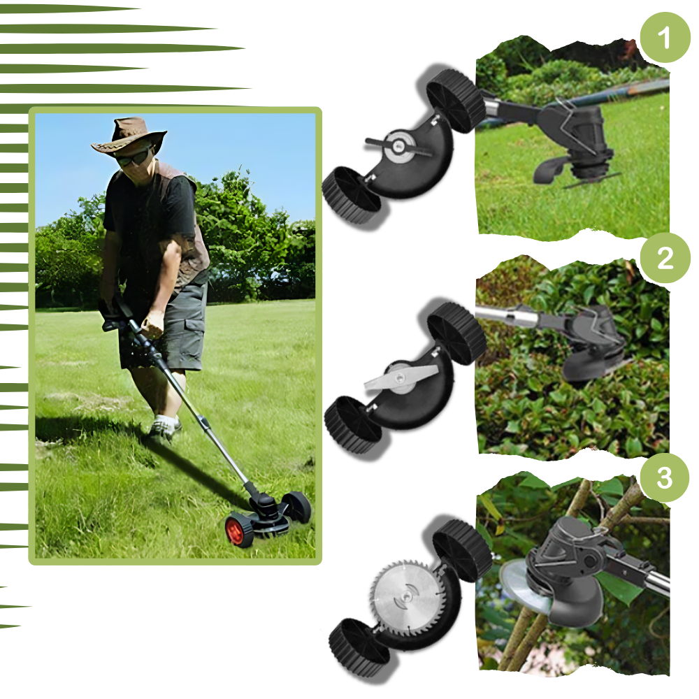 3-in-1 Cordless Grass Trimmer - Ozerty