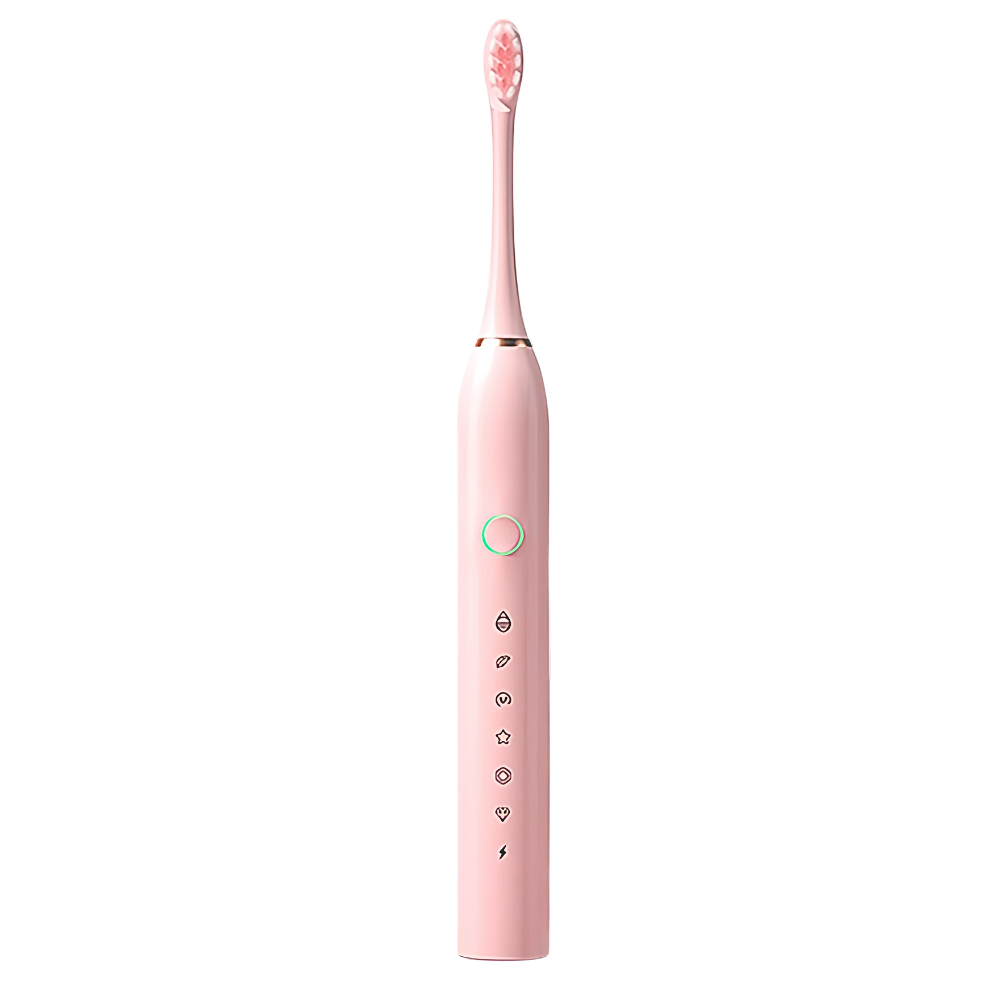 Adult Sonic Electric Toothbrush  -Pink - Ozerty