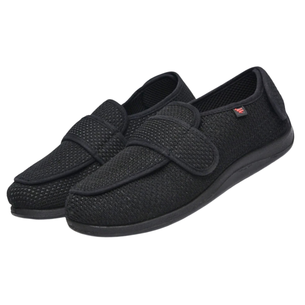 Adjustable Orthopedic Diabetic Shoes -Black - Ozerty