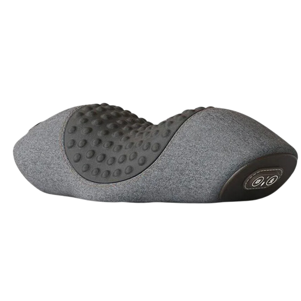 Advanced Heat Therapy Neck Pain Pillow -Light Grey - Ozerty