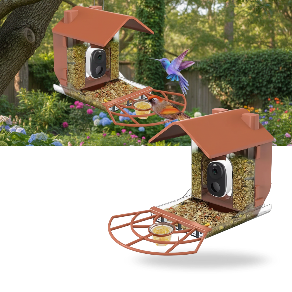 AI Solar Bird Feeder - Ozerty