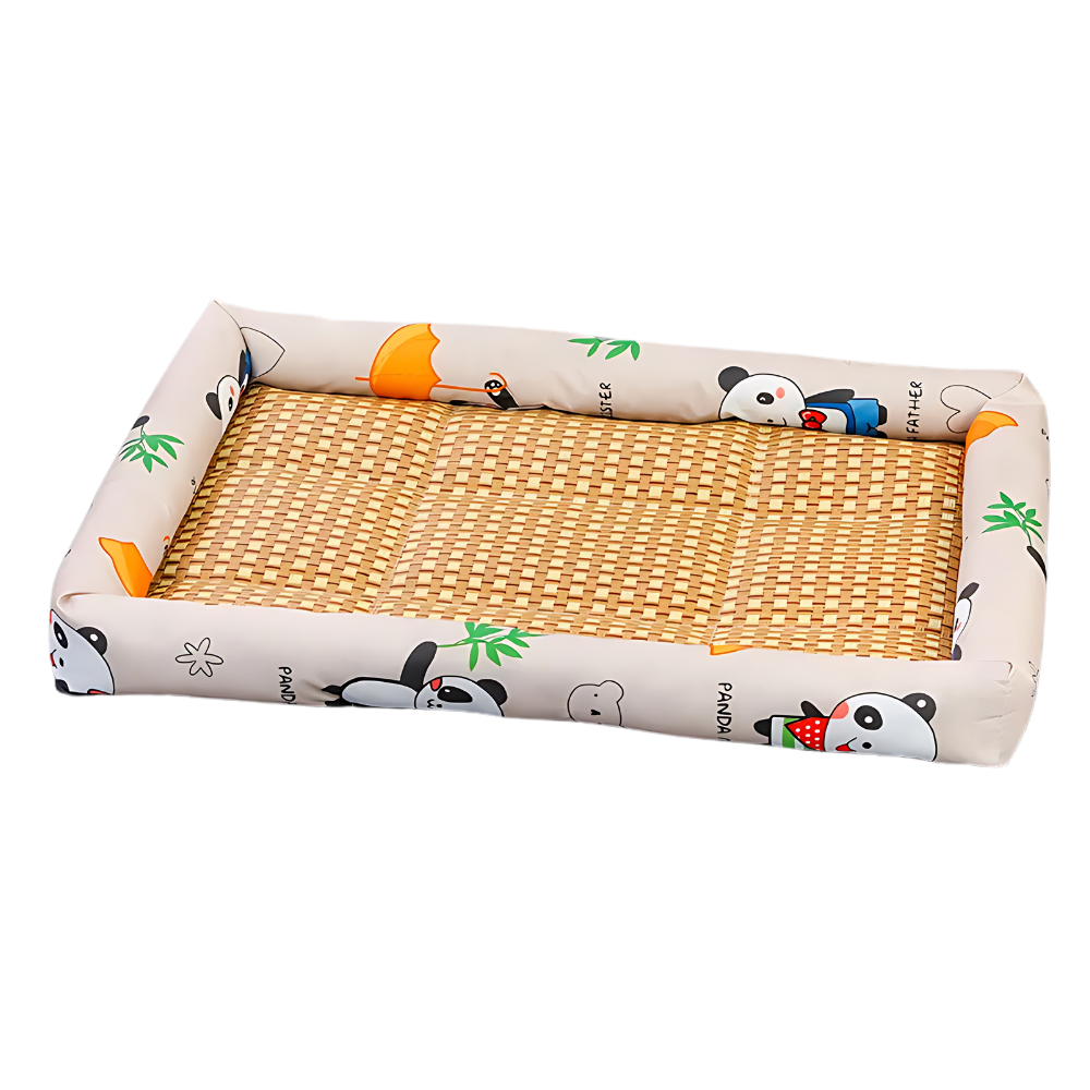 Anti-Slip Cooling Technology Pet Mat -Beige - Ozerty