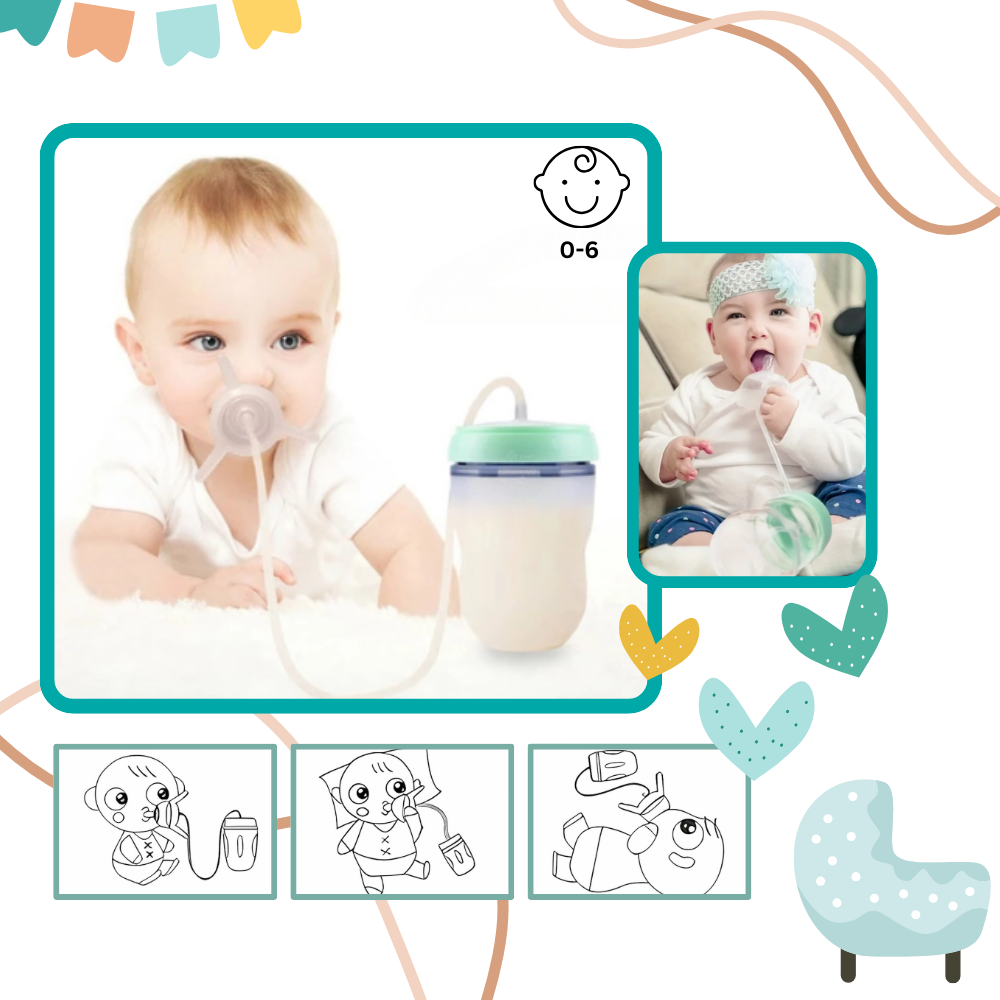 Anti-Colic Valve Self Feeding Bottle - Ozerty