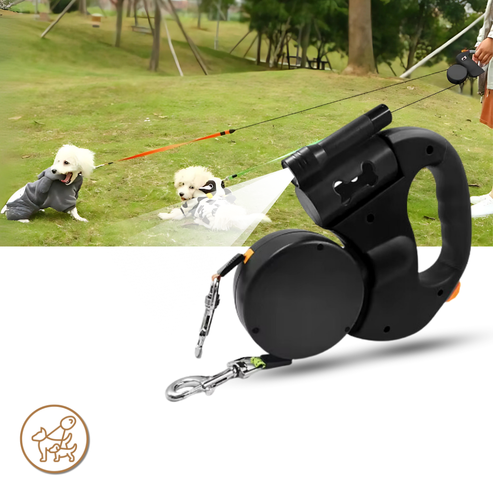 Anti-winding Retractable Dog Leash - Ozerty