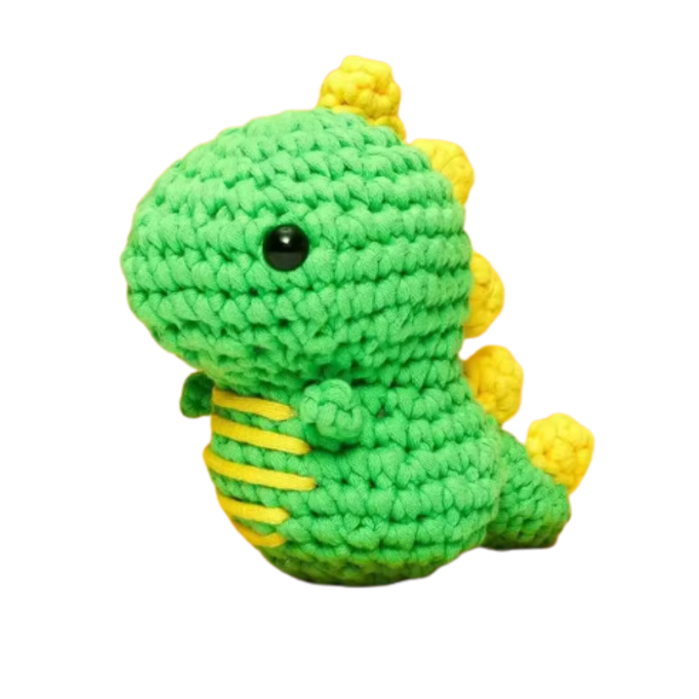 Beginner's Creative Crochet Animal Kits -Dinosaur - Ozerty