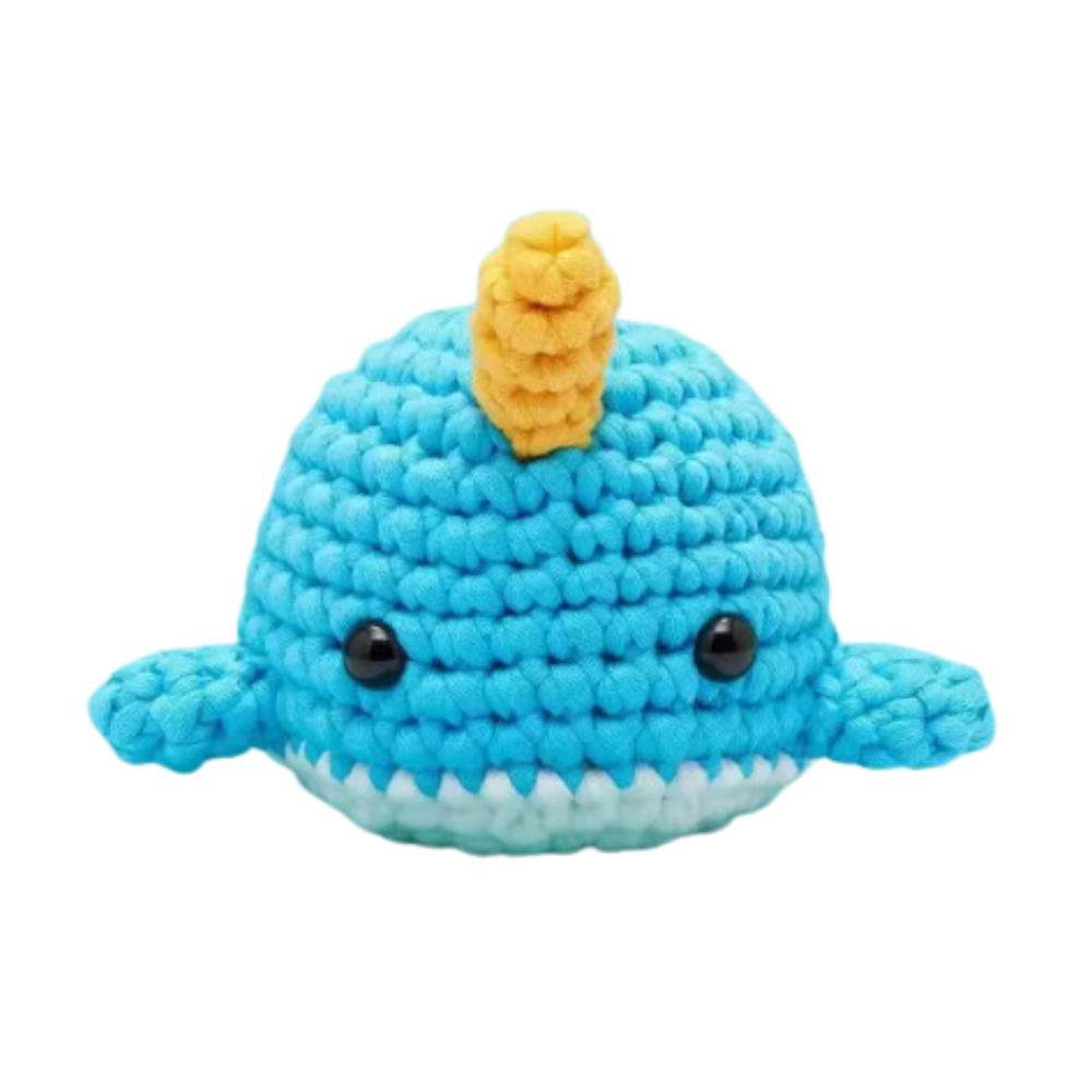 Beginner's Creative Crochet Animal Kits -Whale - Ozerty