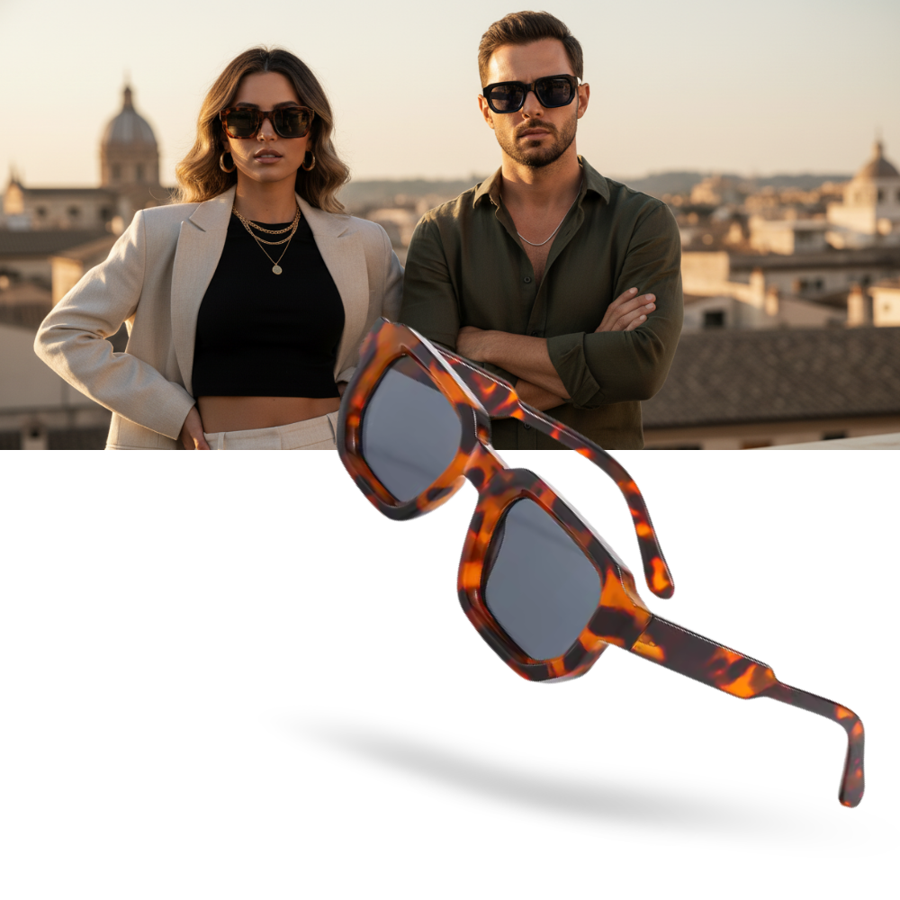 Bold Energy Rectangle UV Sunglasses  - Ozerty