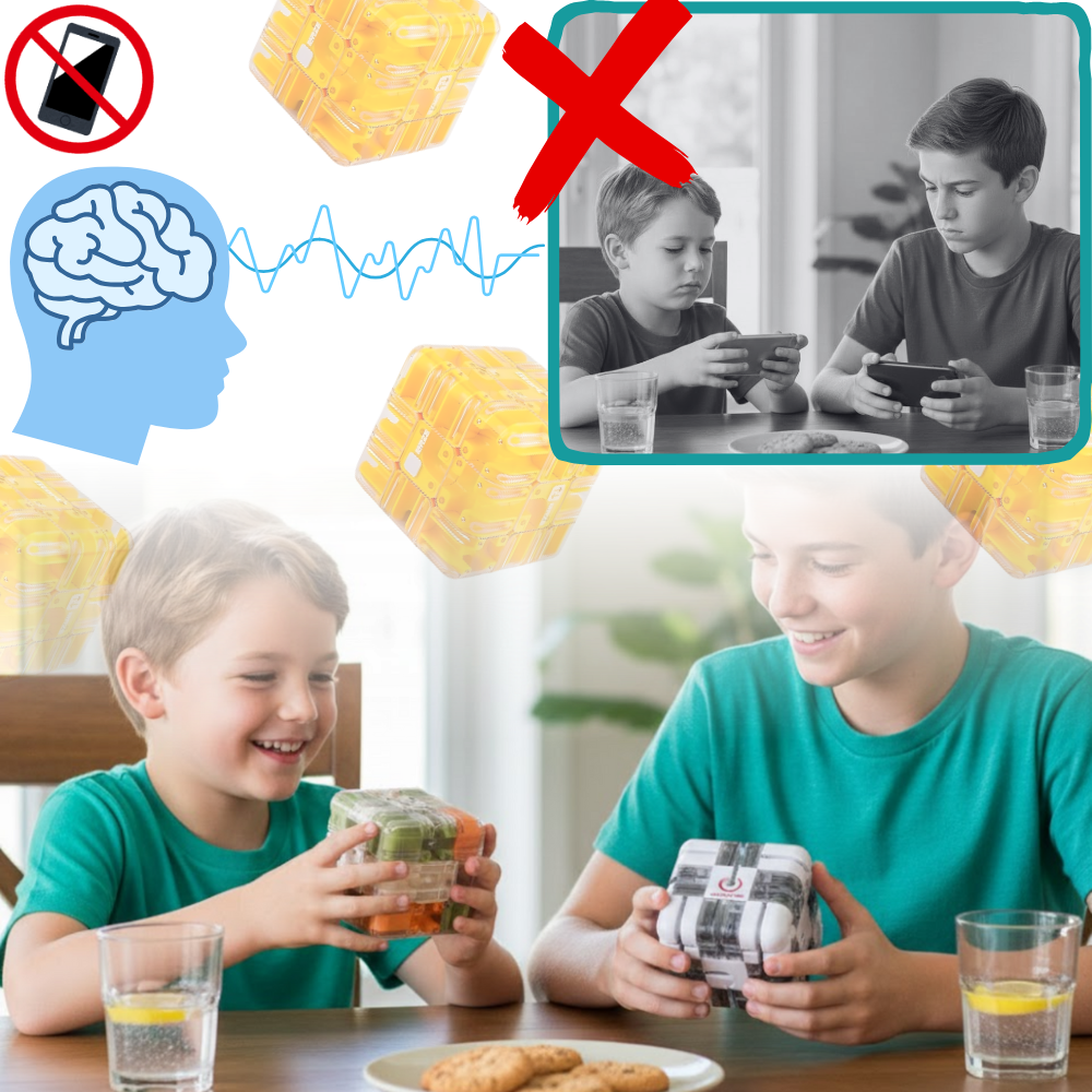 Brain Builder Maze Cube - Ozerty