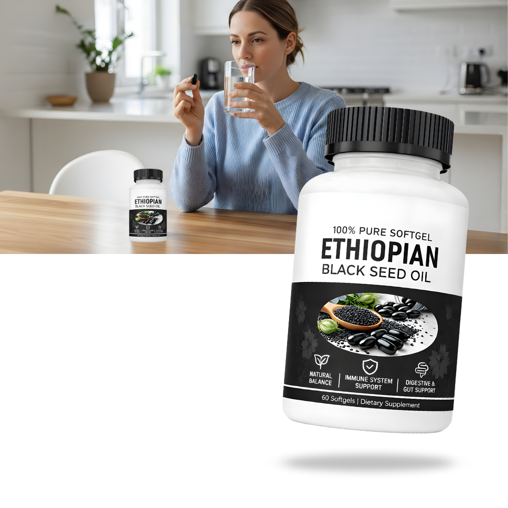 Cold-Pressed Black Seed Oil Capsule - Ozerty