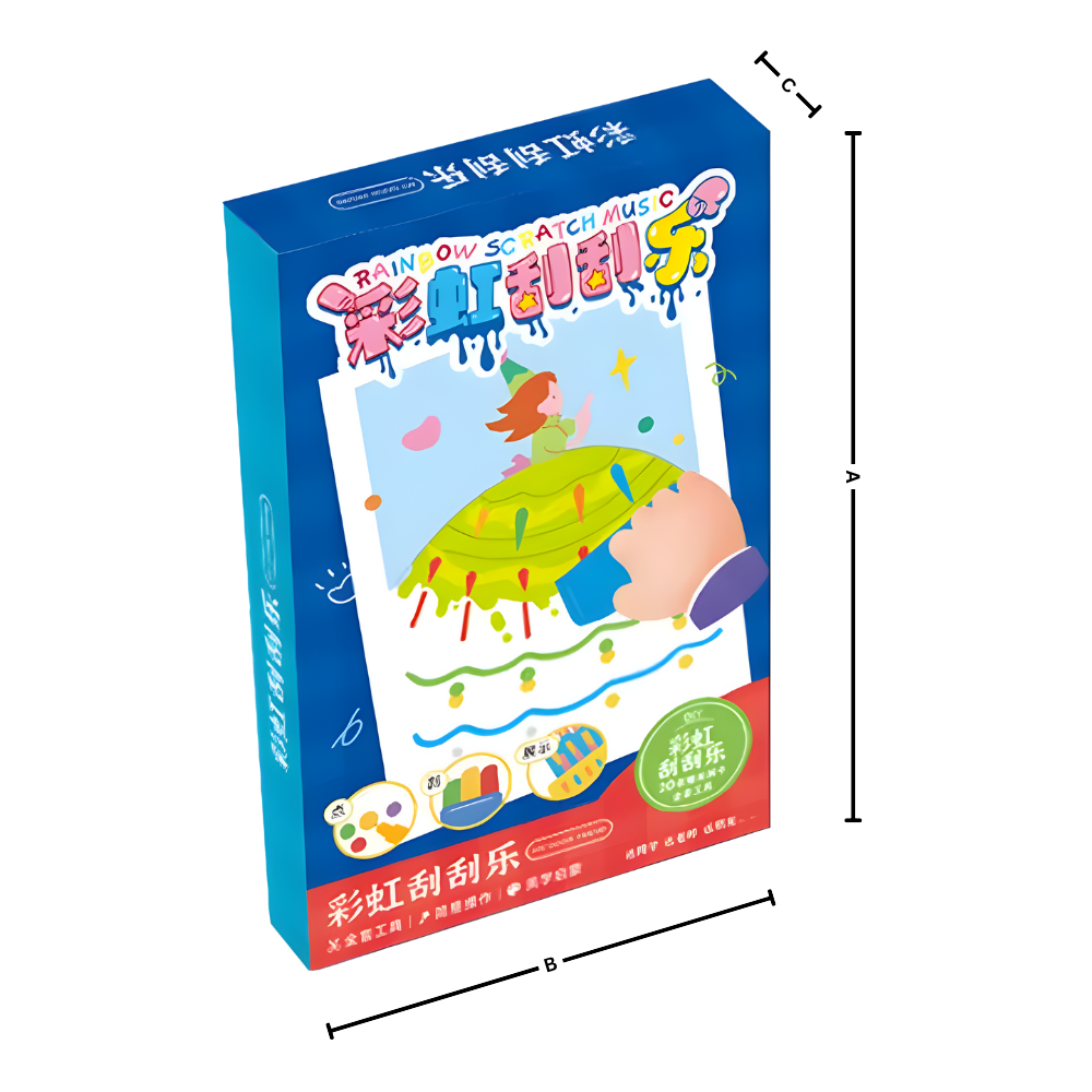 Colorful Squeegee Art Painting - Ozerty