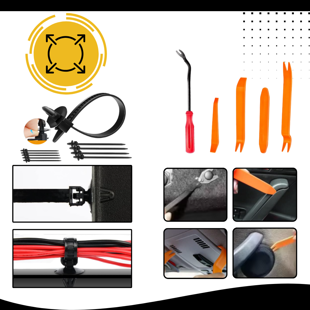 Comprehensive Car Rivet Kit - Ozerty