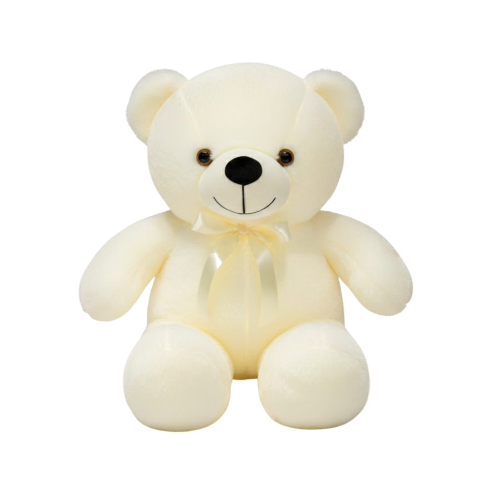 Cuddly Glow Plush Teddy -White - Ozerty