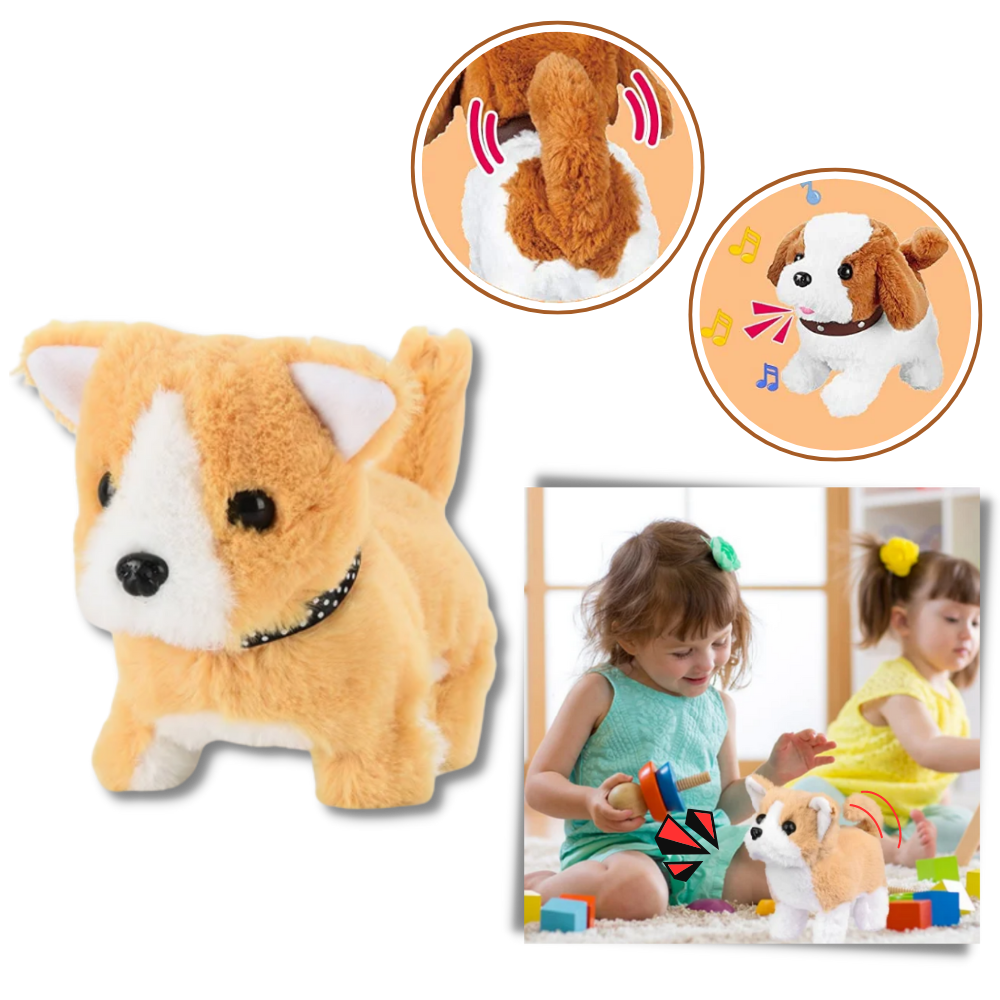 Cuddly Interactive Puppy Toy - Ozerty