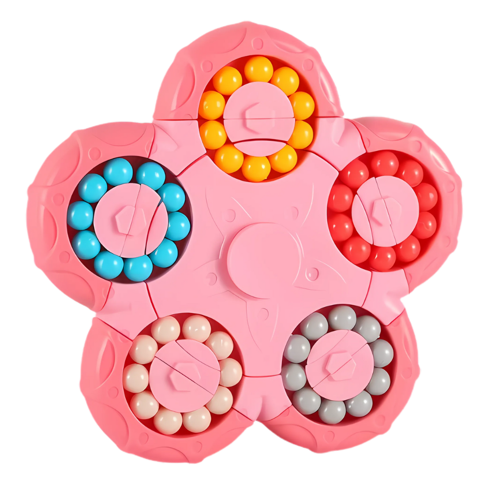 Dual Purpose Magic Bean Puzzle Toy -Pink - Ozerty