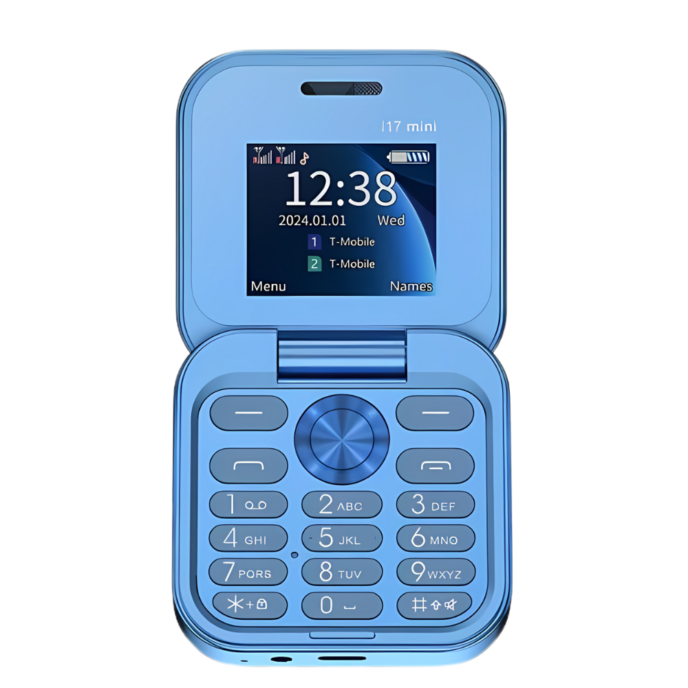 Dual Sim Small Folding Cell Phone  -I17 Pro - Ozerty