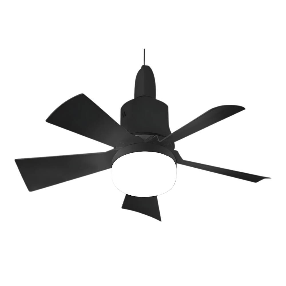 E27 Socket Fan Light -Black - Ozerty