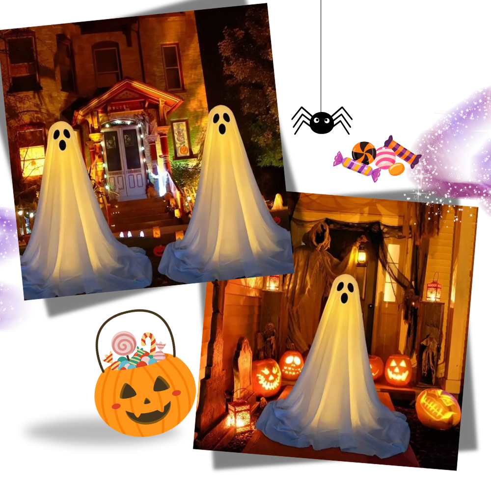 Eerie Bright Display Halloween Ghost - Ozerty