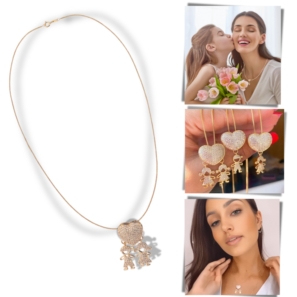 Elegant Mum Charm Necklace - Ozerty