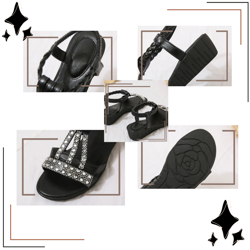 Elegant Orthopedic Boho Sandals - Ozerty