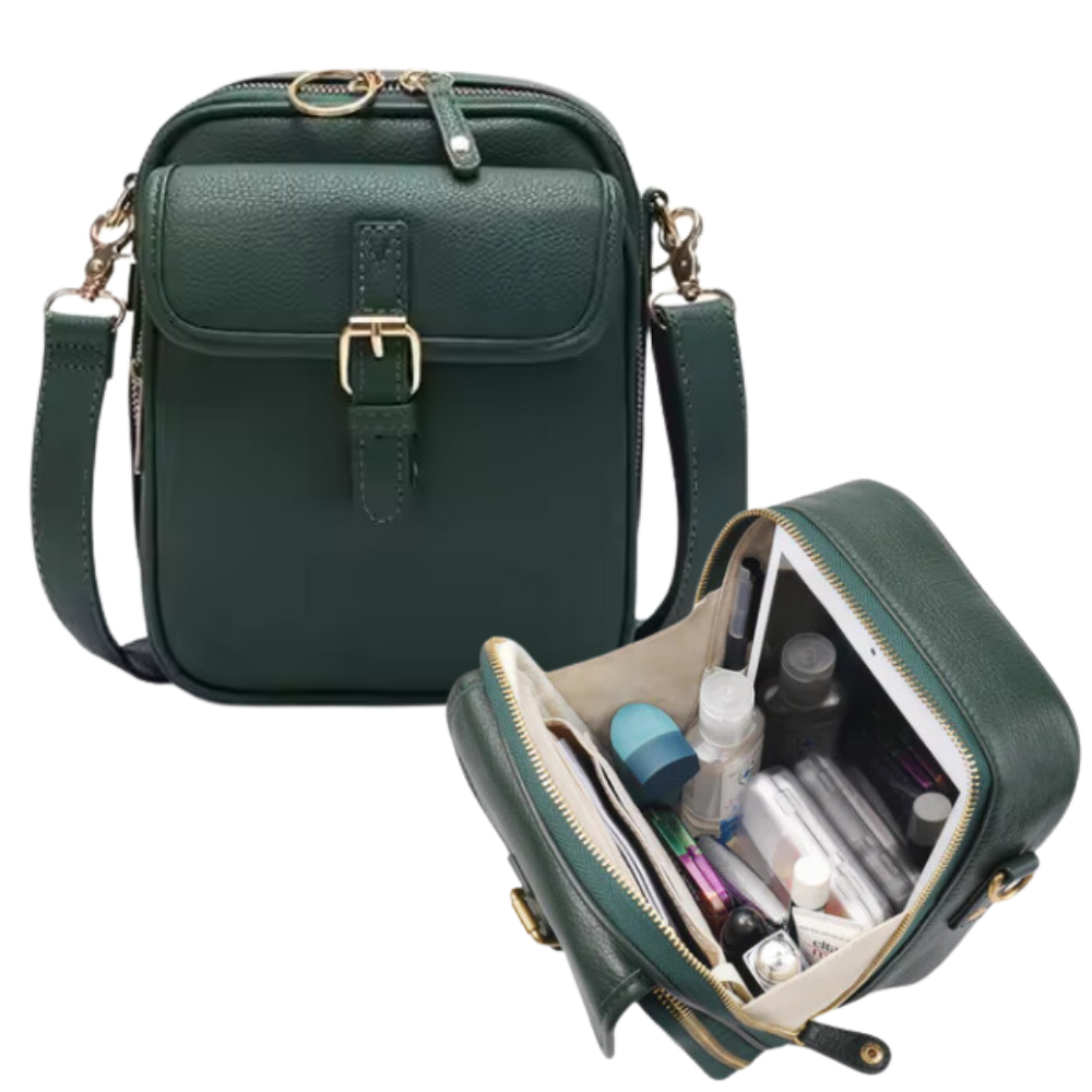 Elegant Versatile Crossbody Bag -Green - Ozerty