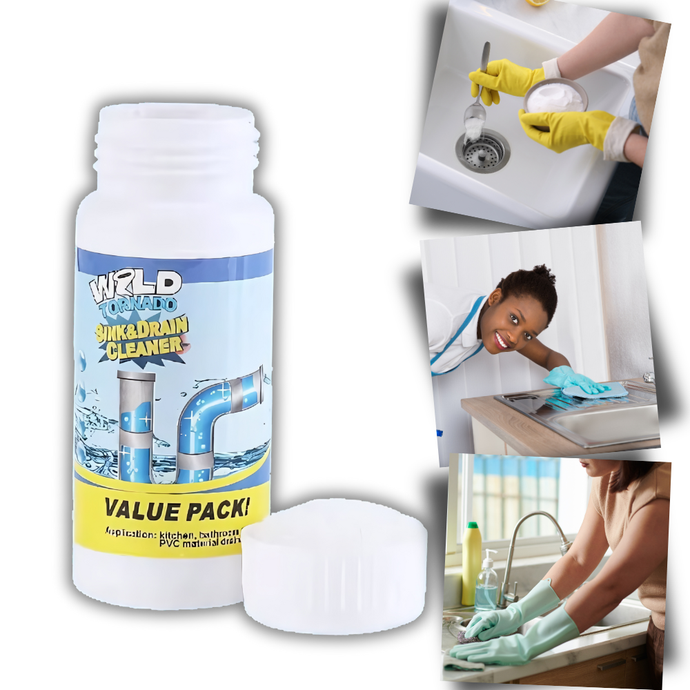 Fast-Acting Drain Blockage Cleaner - Ozerty