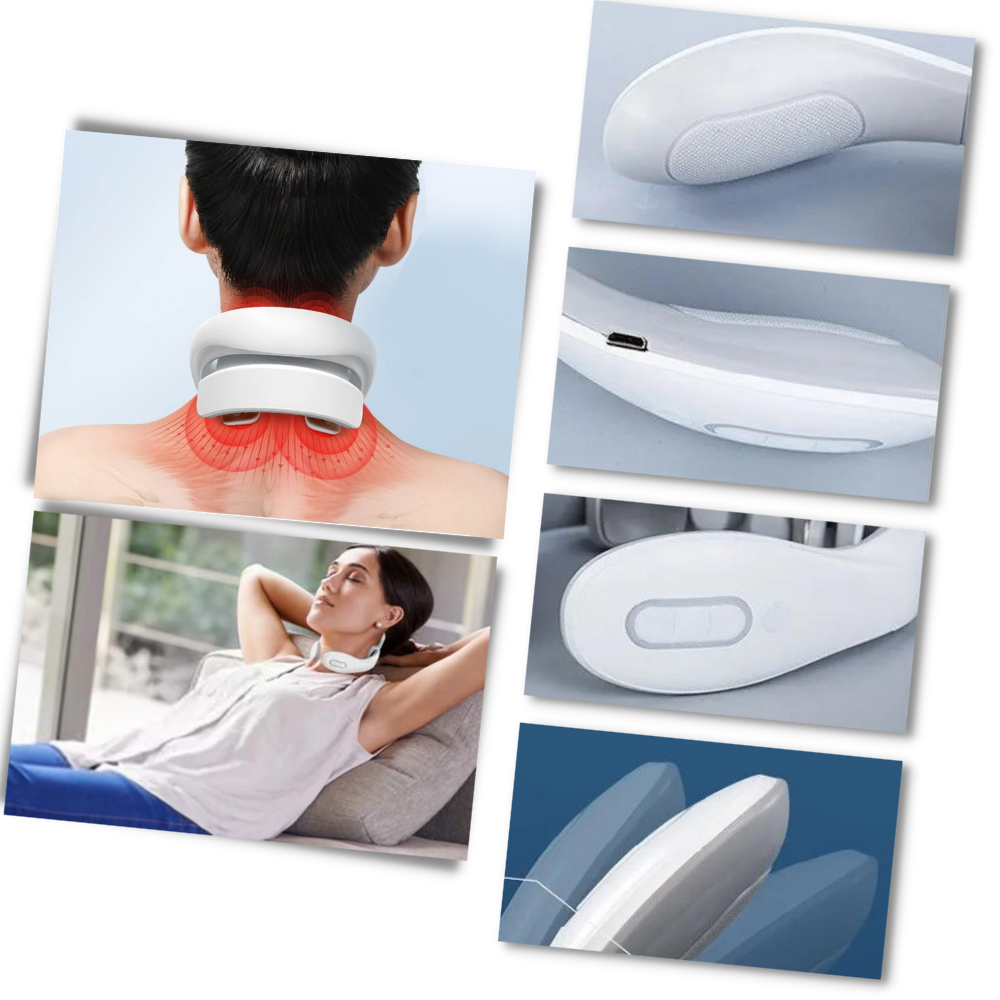 Four Head Relief Neck and Shoulder Massager - Ozerty
