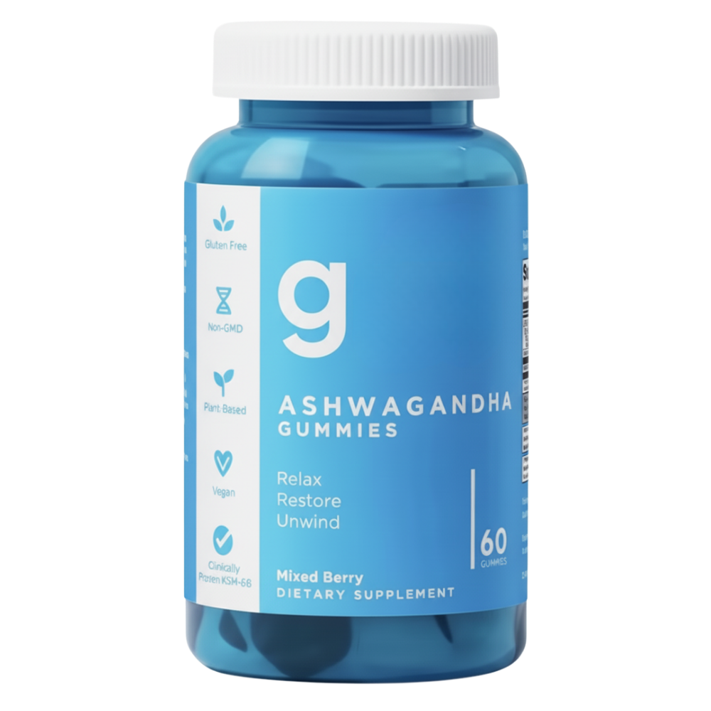 Gluten-Free Herbal Gummies  -Ashwagandha - Ozerty
